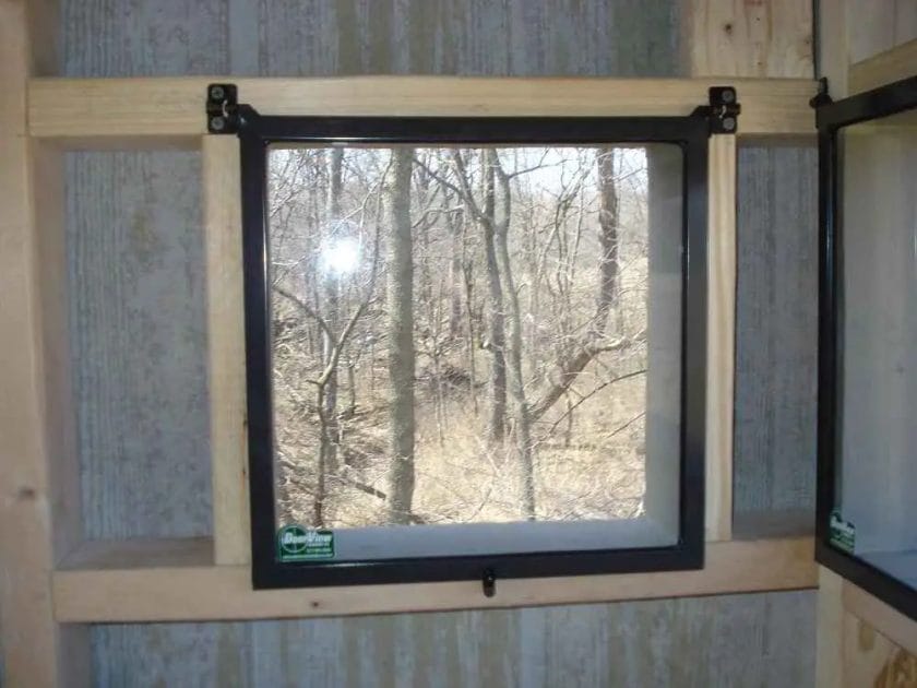 How to Make Sliding Plexiglass Windows for Deer Blind?