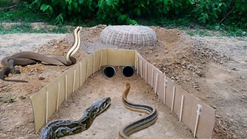 how to make snake traps
