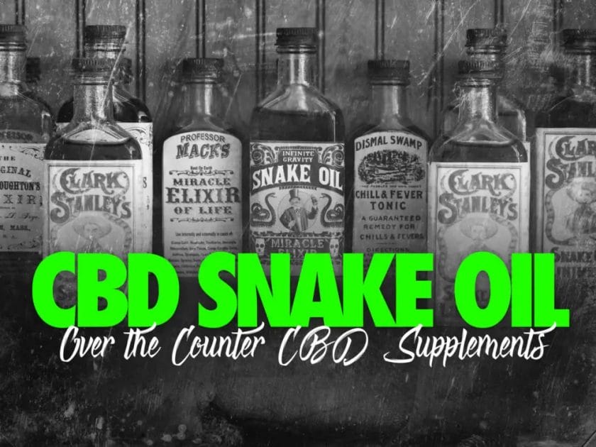 is cbd snake oil
